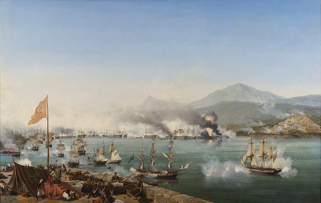 Рисунок 1. Морское сражение при Наварине. 1827 год.jpg
